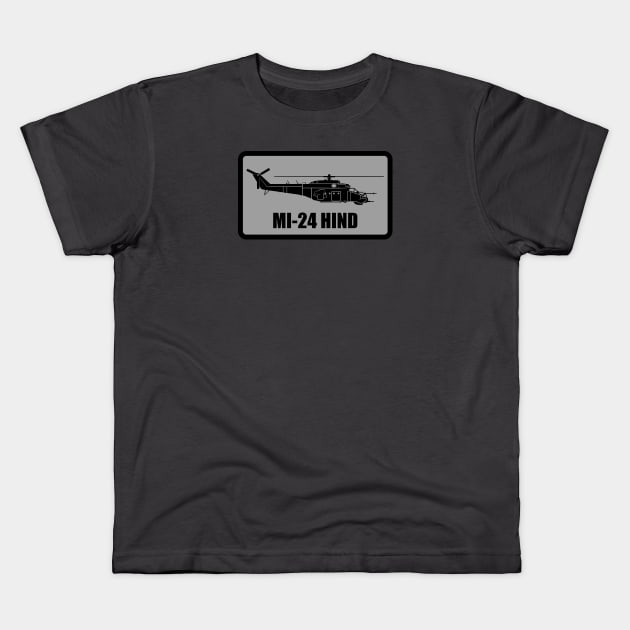 MI-24 Hind Kids T-Shirt by TCP